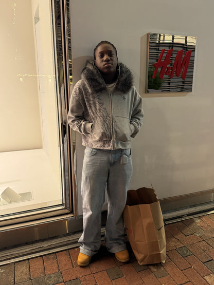 “batshit” zip up